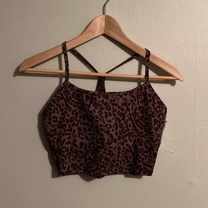 Gap body cheetah brami top size small